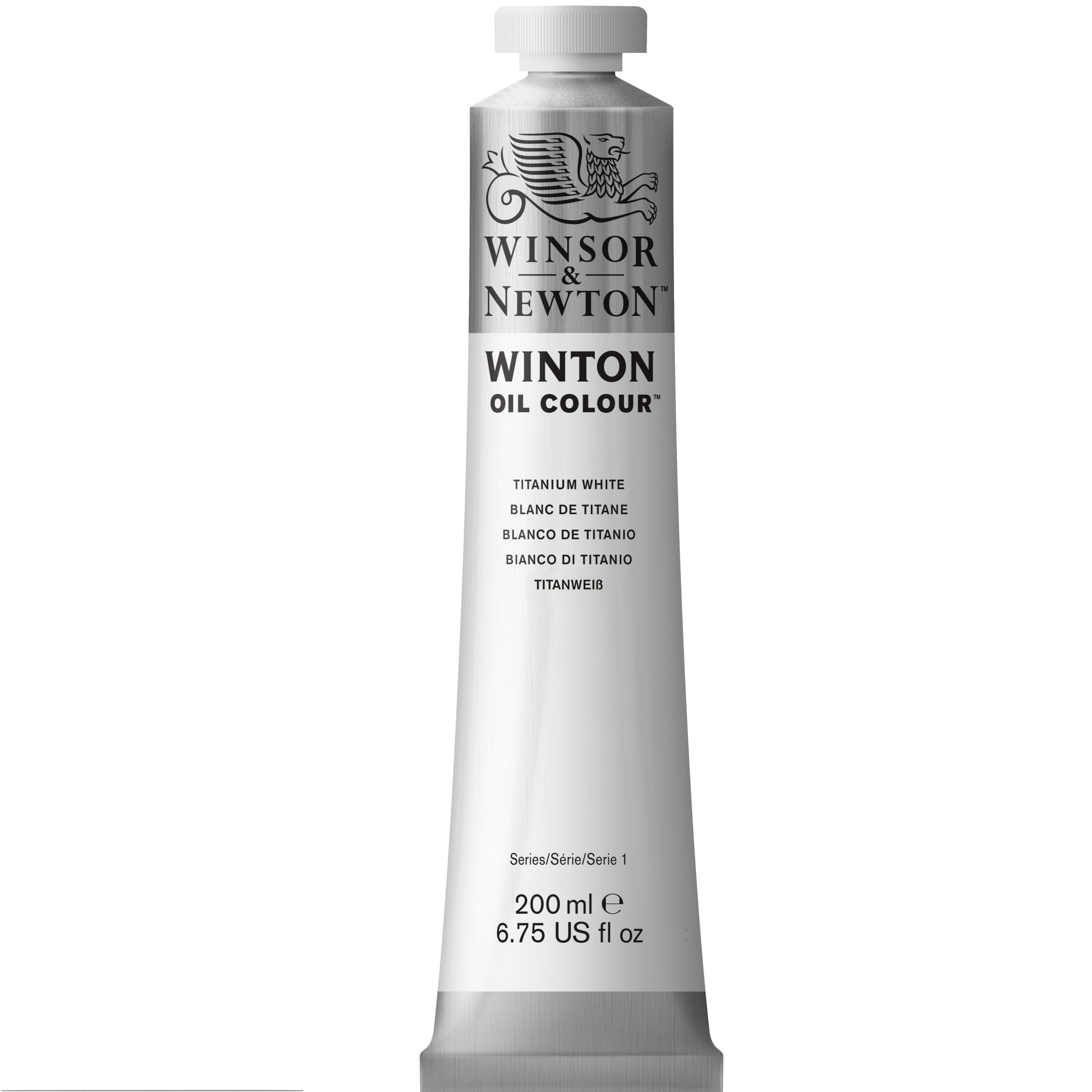 884955083758-W&N WINTON TUBE 200ML TITANIUM WHITE