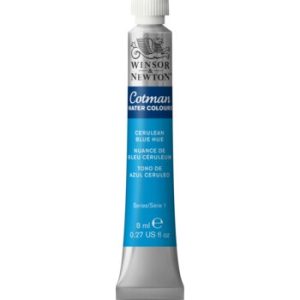 W&N Cotman Watercolour 8ml Tbe Cerulean Blue Hue