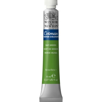 W&N COTMAN TUBE 8ML SAP GREEN