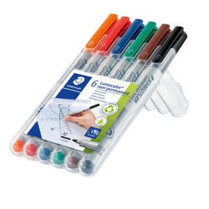 Staedtler Lumocolor Non-Permanent Pen - Set of 6